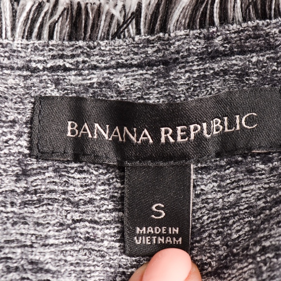 Banana Republic Asymmetrical Frayed Tweed Jacket - Picture 7 of 8